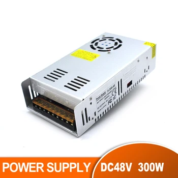 

Single Output New model DC48V 6.3A 300W Switching power supply Driver AC110 220V DC 48V SMPS for Led Control CNC CCTV Stepper