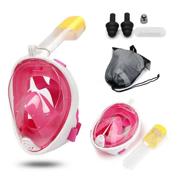 

Anti-Fog Swimming Diving Mask Underwater waterproof Full Face Snorkeling Mask Women Men Kids Swimming Snorkel Diving Equipment