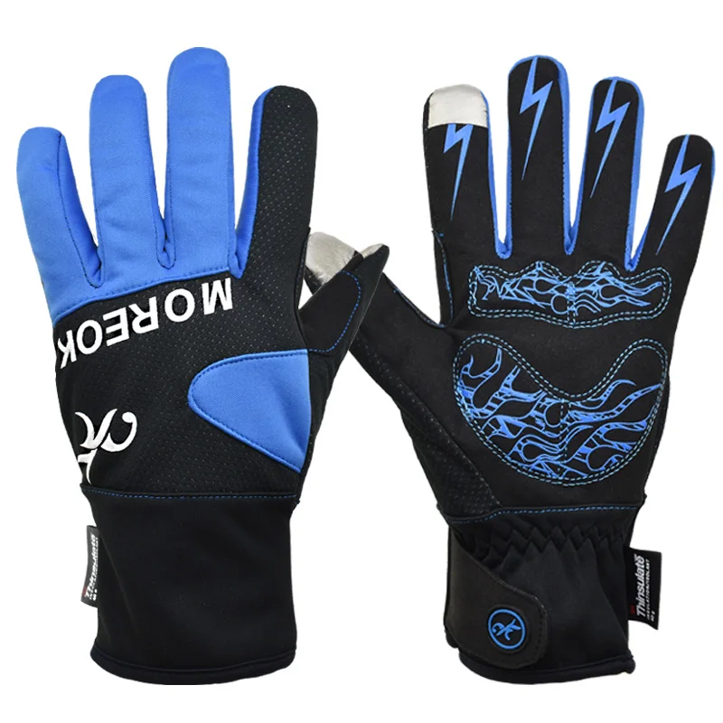 MTB Gloves Winter Cycling Gloves Gel Full Finger Touch Screen Mountain