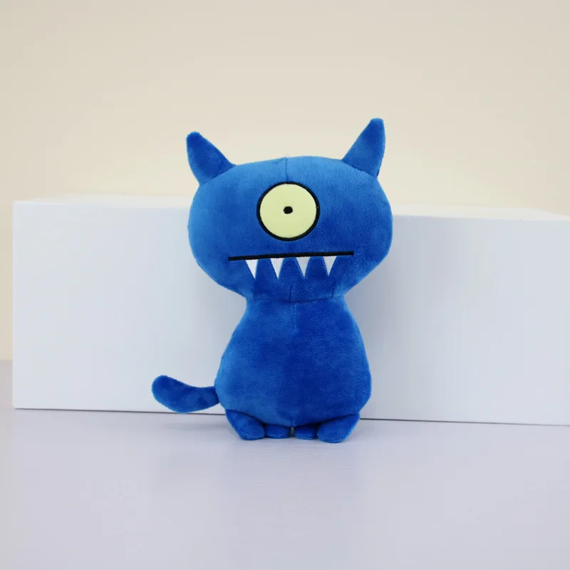 New Arrival 28cm Ugly doll Plush Toy Soft Stuffed Ugly Gifts for Children's Animation Doll Cartoon Dolls Festival Gifts - Цвет: Ugly Doll -blue