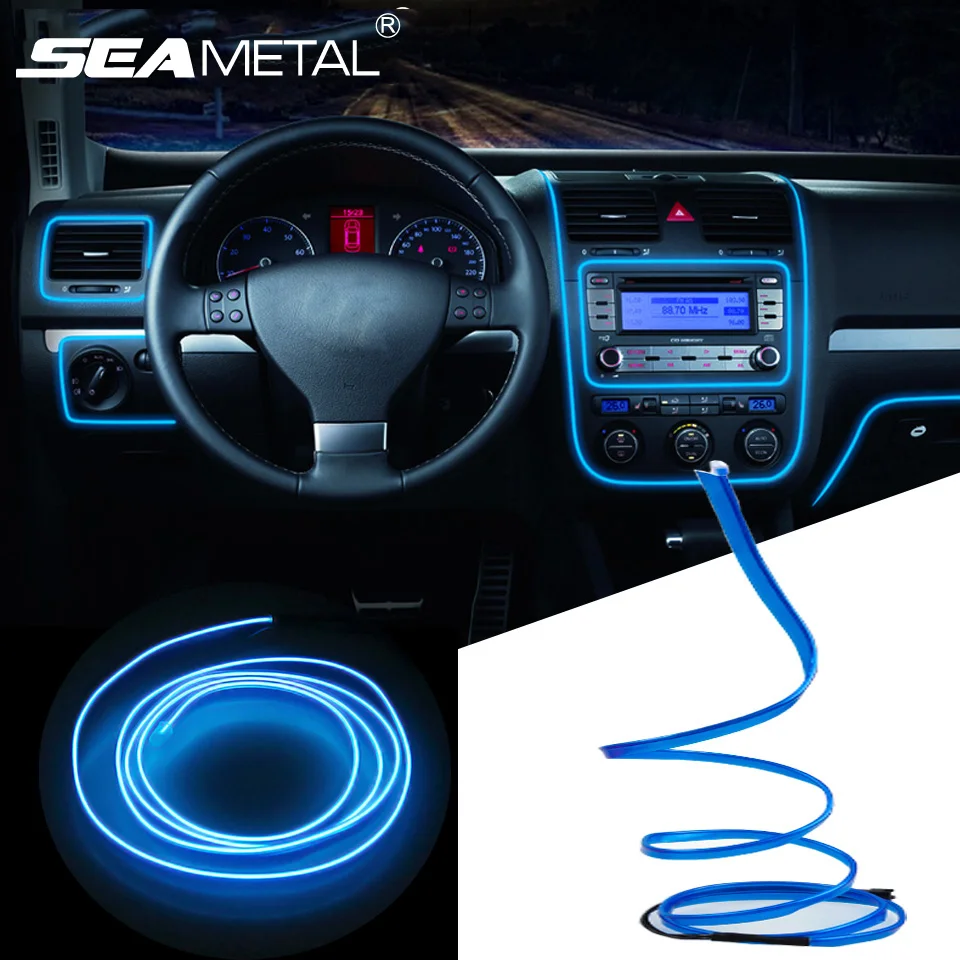 Itimo Car Interior Decoration Light Strip Flexible Neon With
