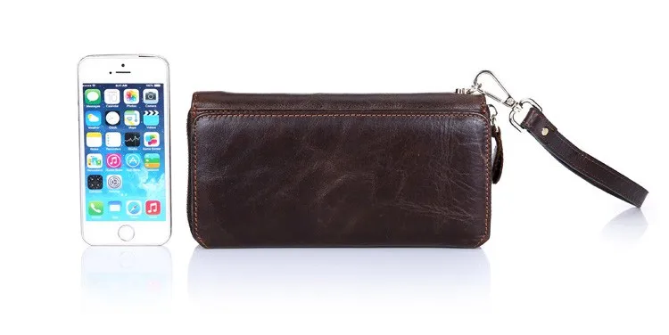 Men genuine leather wallet 7