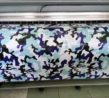

White & Black & Dark Blue & Light Blue Camo Camouflage Vinyl Sticker Foile Wrap Sheet Car Decals Auto Body stickers