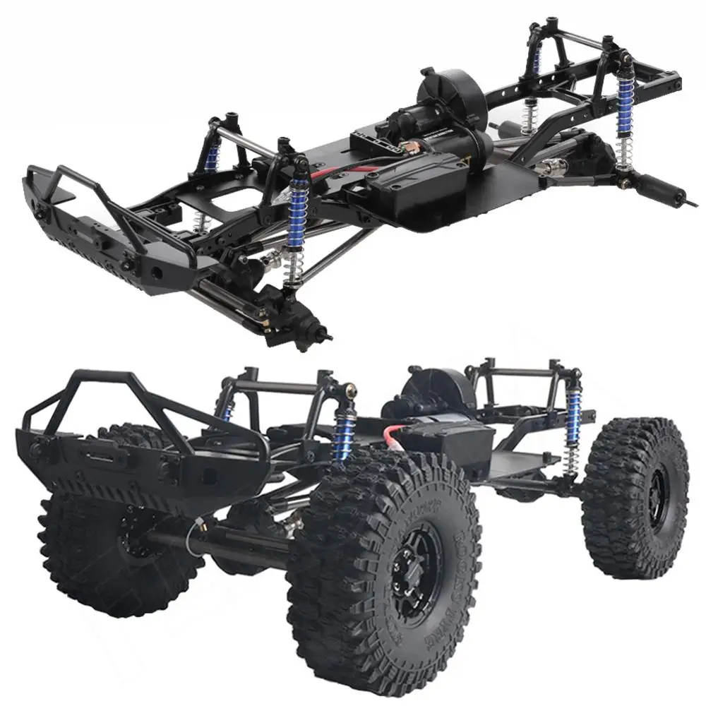 

313mm Wheelbase Assembled Frame Chassis Kit for 1/10 RC Crawler Car Body Shell Cage Upgrade Parts