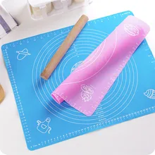 Большой размер силиконовый торт тесто Кондитерские помады прокатки коврик для резки выпечки Кондитерские доски инструменты для украшения печенья