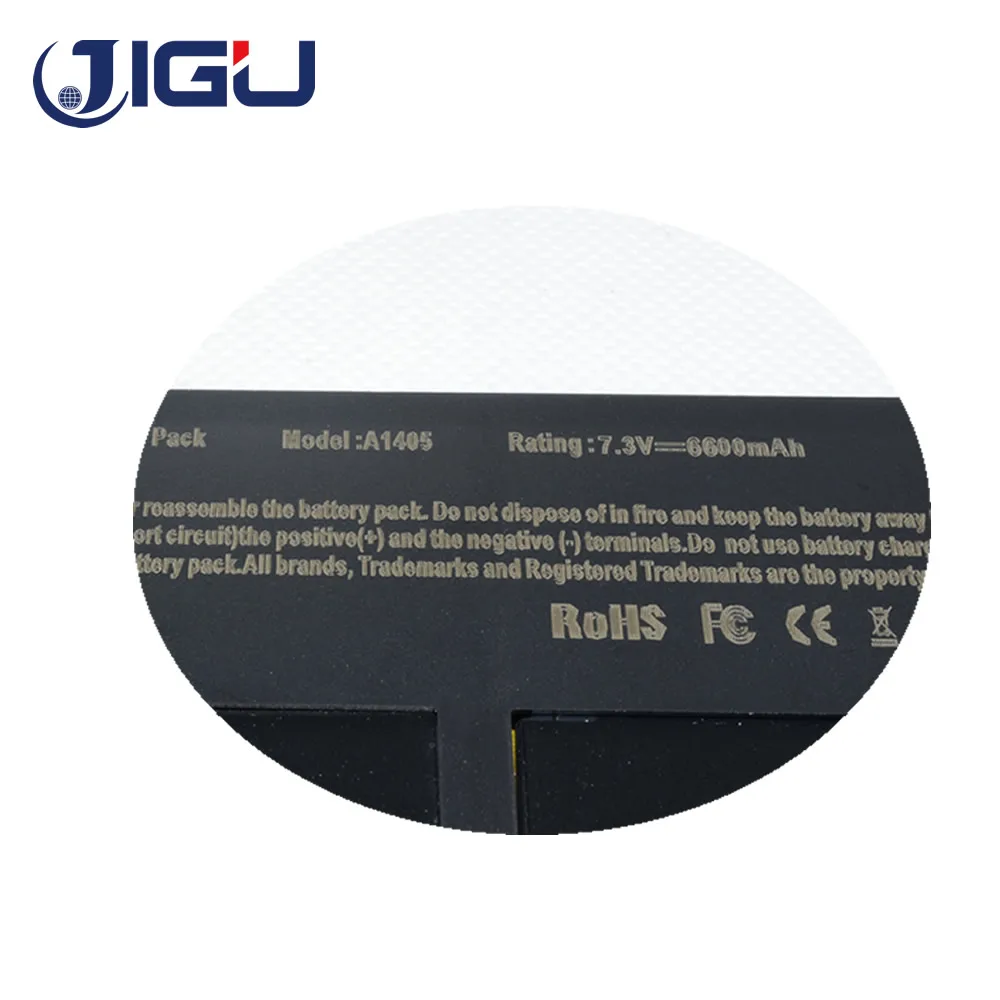 Аккумулятор JIGU для ноутбука Apple MacBook Air 13 &quotA1466 A1369 A1405 A1496 A1377|new laptop battery|laptop batterybattery