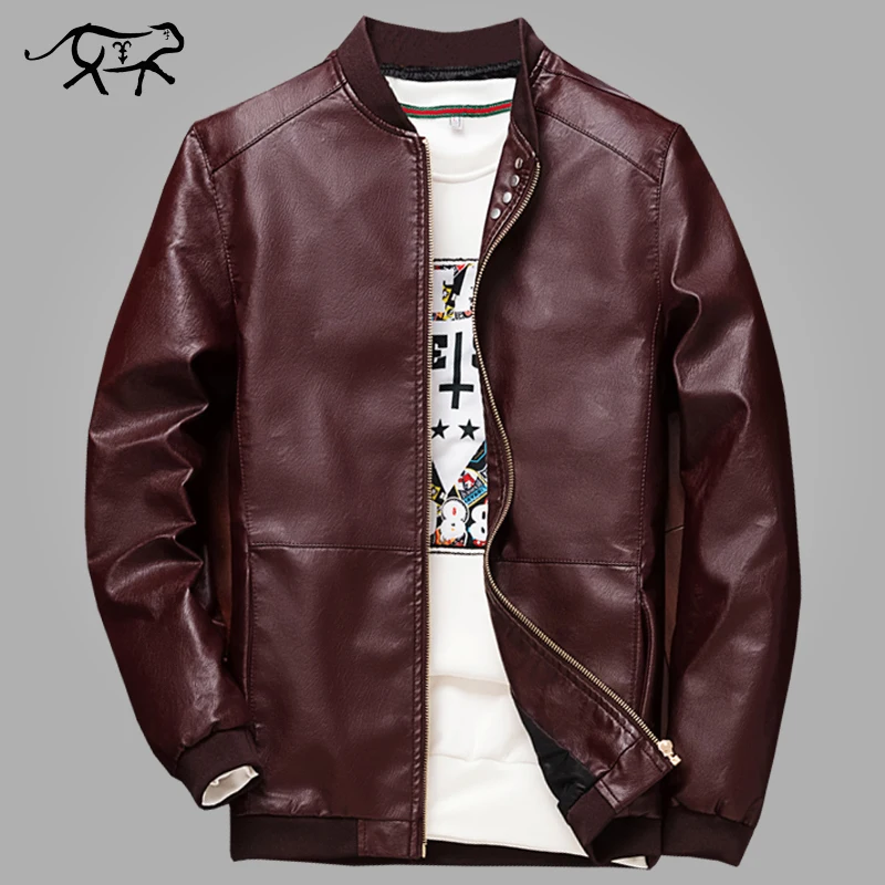 Motorcycle Leather Jackets Men Autumn Leather Clothing Brand Fashion Spring Men Leather Jackets