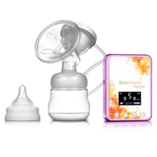 Écran lcd rechargeable batterie Intelligente Tire-Lait Électrique Pompe automatique bébé lait d’alimentation pompes élargissement Post-partum 150 ml