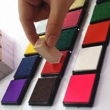 12 Цветов милые Inkpad ремесло масло на основе DIY Чернила колодки для губки штампы ткань Скрапбукинг Декор отпечатков пальцев печать, штамп Pad
