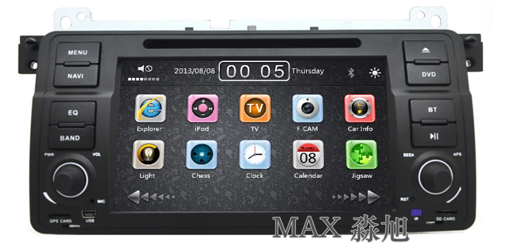 Flash Deal MAX Car Radio GPS Navigation System For BMW E46 M3 Bluetooth Call/Music Free Maps Steering Wheel Control 0