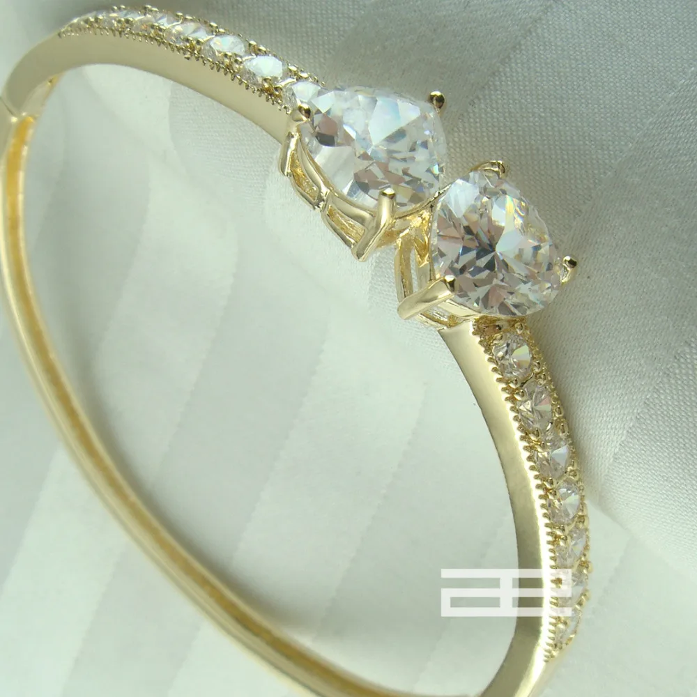 Желтый золотистый Женский Открытый браслет G47|open bangle|gold womens banglebangles open |