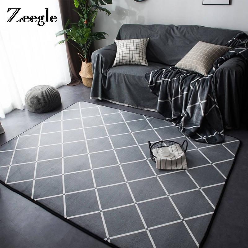 Ковры в скандинавском стиле для гостиной, коврик для пола, Абстрактные Художественные ковры, детские ковры для спальни, Нескользящие Коврики для журнального столика, коврики для детской комнаты