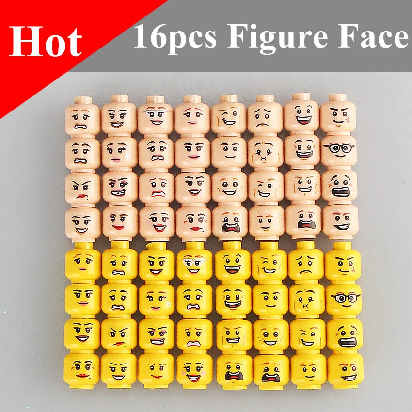 Funny  Figure Face Building Blocks Toys For Girl and Boys A Variety Of Facial Expressions Mini Bricks Children Toys Female Male (3)_