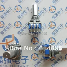 Поворотный энкодер/переключатель энкодера/20 импульсный потенциометр с выключателем(с гайками+ шайбы) длинный хвостовик