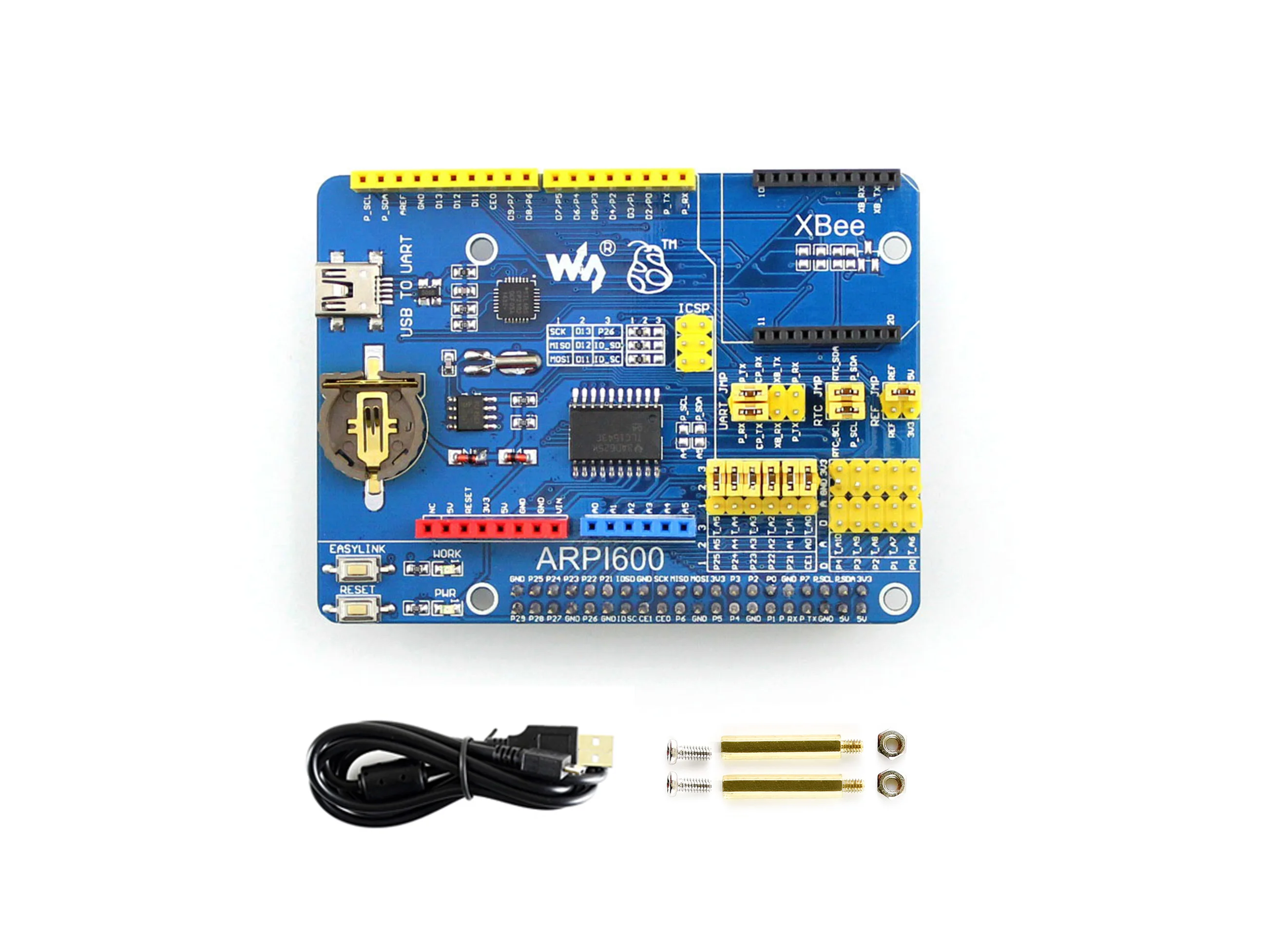 Плата расширения Waveshare ARPI600 IO для всех RPi 3 B/3B +/2 B управления мотором/GSM/GPRS Щит и XBee с