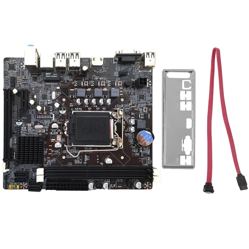 

Desktop H61 Computer Motherboard 1155 Pin Cpu Interface Upgrade Usb2.0 Ddr3 1600/1333 2 X Ddr3 Dimm Memory Slots Mainboard