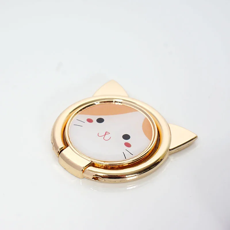 Car phone holder Stand For Samsung S8 Xiaomi Mi 8 Cartoon Cat Finger Ring Mobile Phone Holder For iPhone XS Max X SE 8 7 Plus