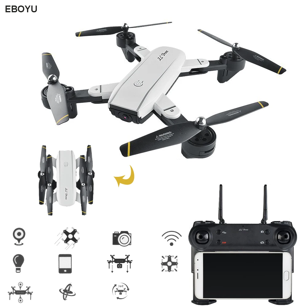 EBOYU SG700 0.3MP/2.0MP HD Камера Wi-Fi FPV Складная 6 оси гироскопа оптического потока позиционирования высота держать Квадрокоптер с безголовым режимом и дистанционным управлением