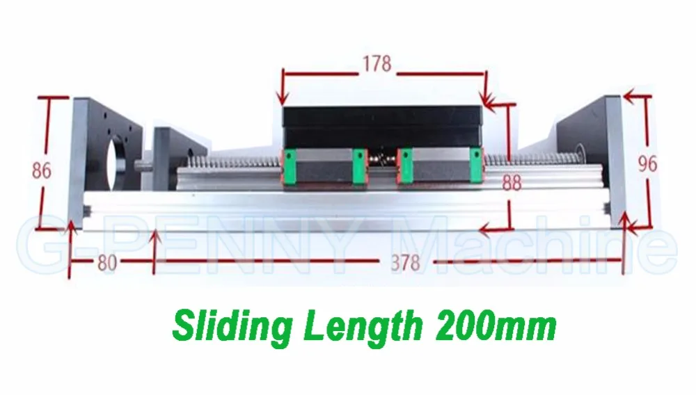 CNC Z Axis Slide table HG20 линейная направляющая скользящая Таблица с шариковым винтом 1605 или 1610 движущаяся Таблица для оси X оси Y motion