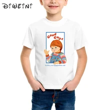 Chucky Kids T-Shirt Childs Play Good Guys Kids Clothes Girl Baby Boy Fashion Print tshirt Chucky Baseball TShirt printed Top tee майка борцовка print bar good guys