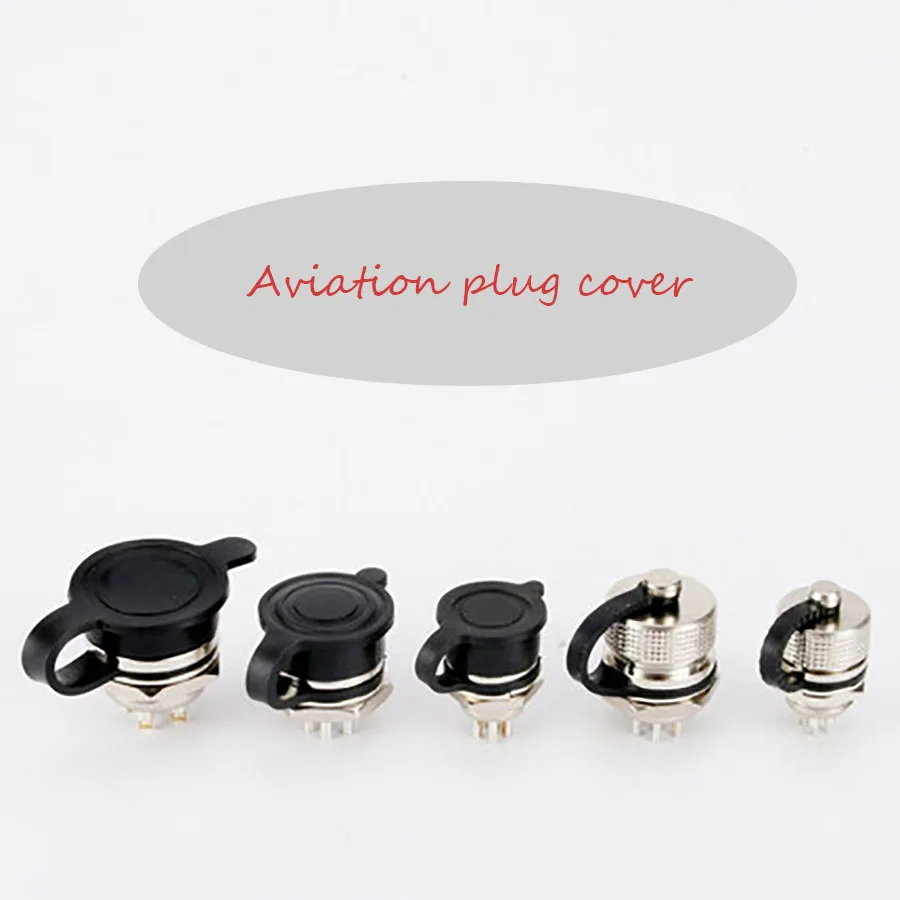 5Pieces GX12 GX16 GX20 Aviation Plug Cover Waterproof Connector Plugs