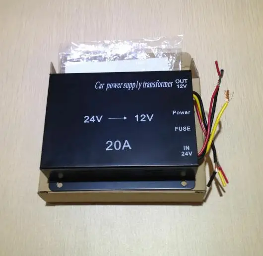 20A DC понижающий преобразователь DC24V в DC12V