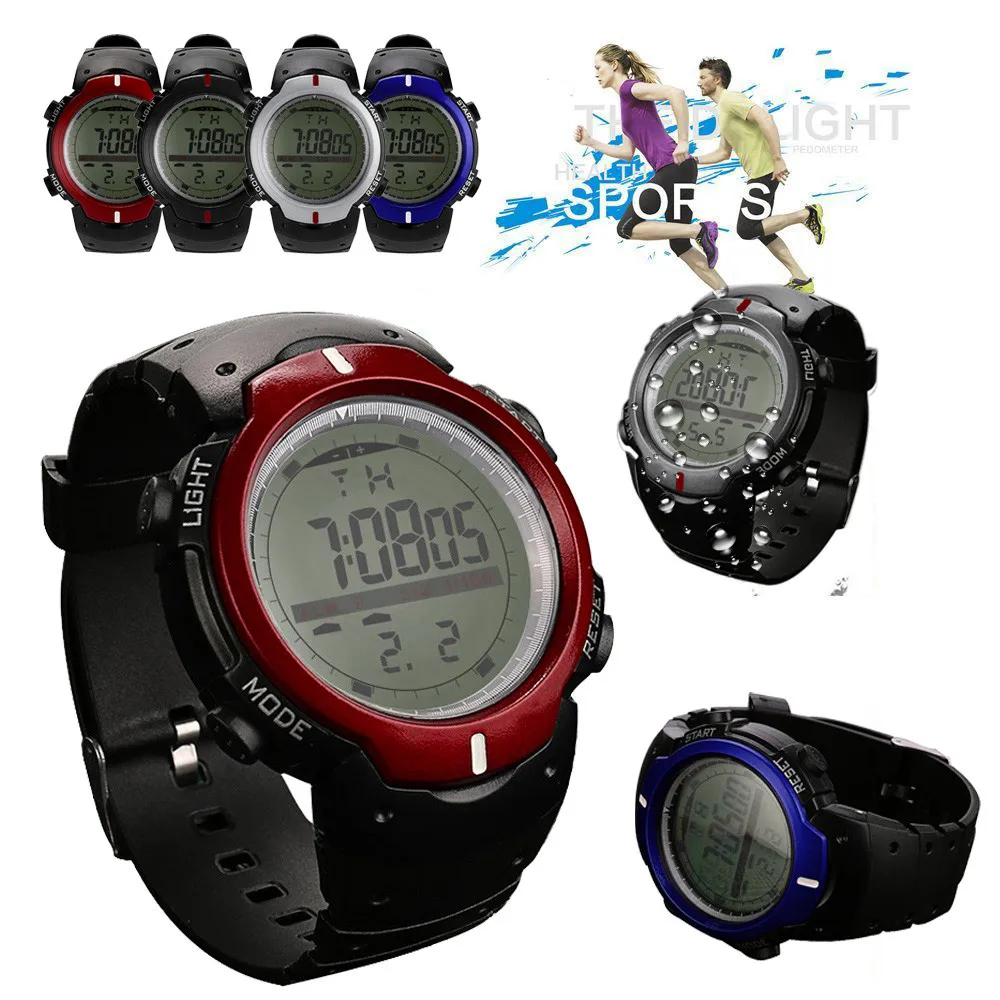 Мужские часы, спортивные часы, люксовый бренд, Мужские аналоговые цифровые военные армейские спортивные часы, светодиодный, водонепроницаемые наручные часы