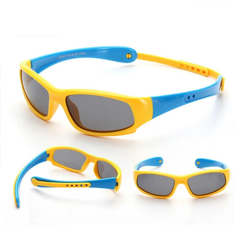 

Super Light Kids TR90 Polarized Sunglasses Children Safety Brand Glasses Flexible Rubber Oculos Infantil