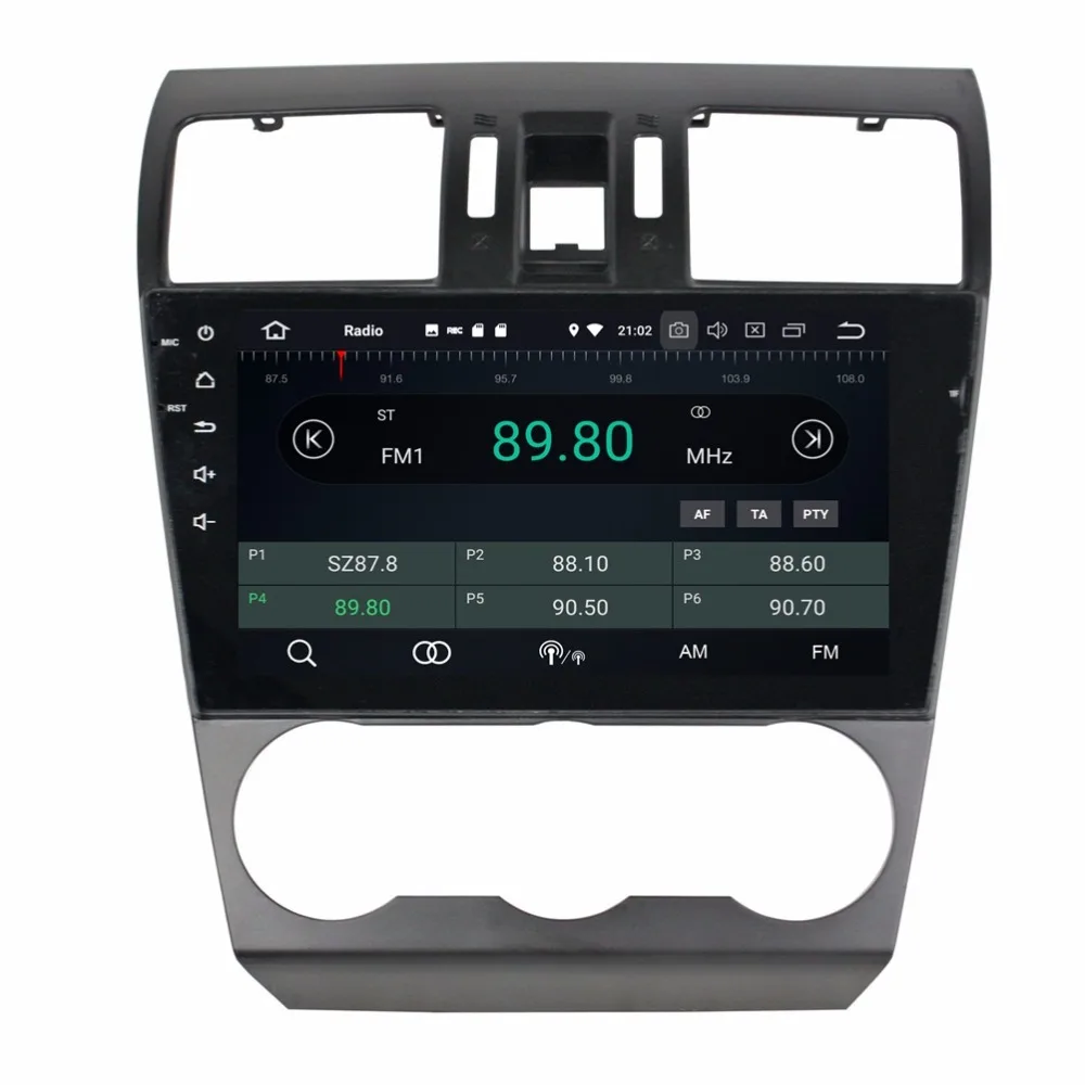 Best 2018 9"Android 7.0 ! Car DVD PC Multimedia DVD Player PC GPS Navi Stereo Radio Fit Subaru Forester XV WRX 2014-2016 WIFI OBD DVR 3