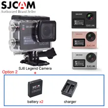 SJCAM SJ6 Legend 4K WiFi Action Video Camera Dual Screen Wireless Remote 2.0 Touch LCD Sport Camcorder DV+Extra Battery+Charger