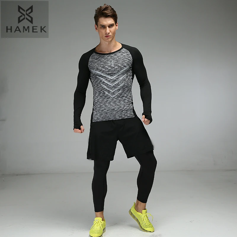 3 pcs survetement football 2017 sport clothes men sport suit running ...