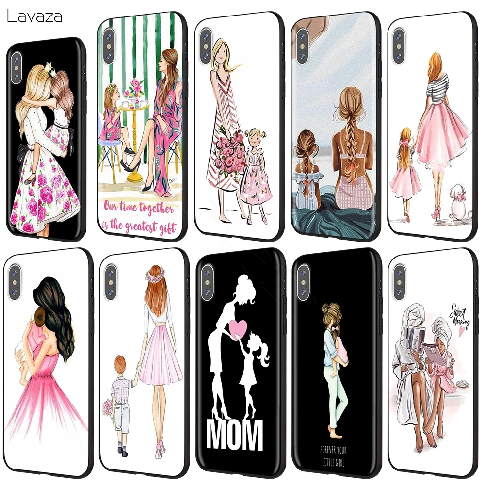 Модный чехол Lavaza для девочек и малышей iPhone 12 mini 11 Pro XS Max XR X 8 7 6 6S Plus 5 5s se|Бамперы| |