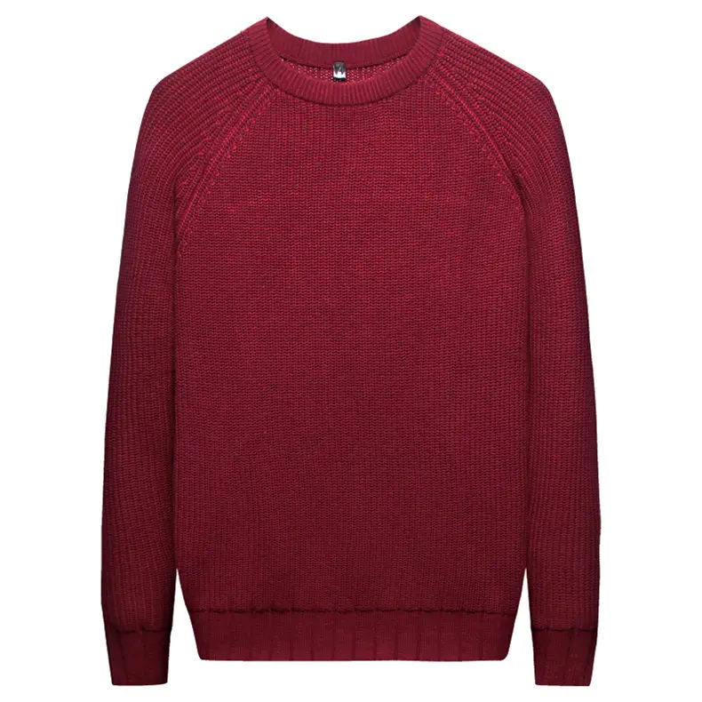 MuLS 2019 Heavy-Knit Sweater Men Pullover Winter Warm Thicken Sweater Women Jumpers Male Female Cotton Crew-Neck knitwear 3XL 07