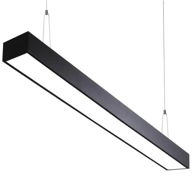 Suspended Straight Line LED Panel Light / LED Drop Ceiling ...
