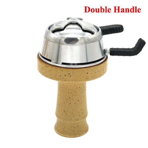 Керамический кальян табачная чаша кальян Chicha Narguile Nargileh hubbly-bubbly аксессуары для Kaloud лотоса гаджет LM-220 - Цвет: Double Handle