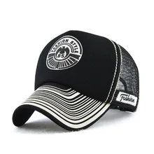 XEONGKVI корейский летом напечатаны Бейсбол Кепки бренд Snapback хлопок сетка шляпа для Для женщин и Для мужчин чистая Кепки Casquette 56- 60 см