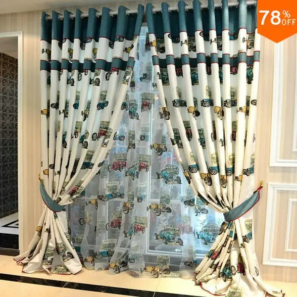 Занавески для игрушечной машины классические шторы Детские садовые занавески