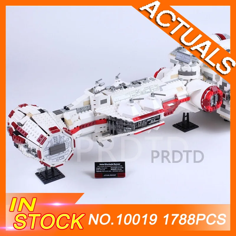 

STAR Series The Tantive IV Blockade Runner legoinglys Educational 10019 STARWAS Building Blocks Bricks for Boy's DIY toy WARS