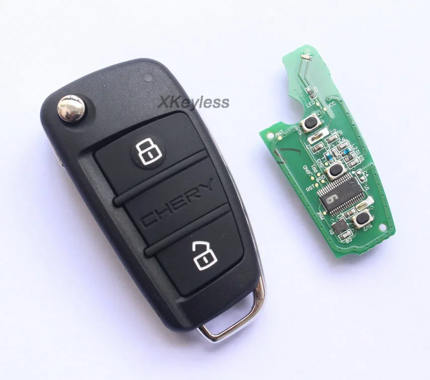 

2014-2017 for Chery Tiggo 3 car fob flip remote key control 433mhz with ID46 chip