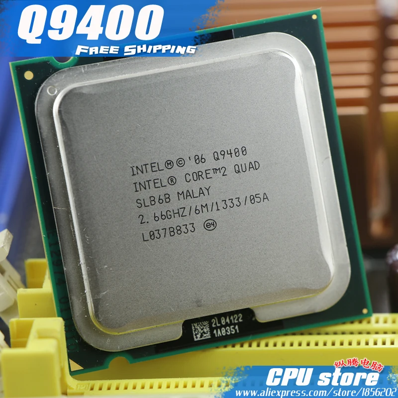 Intel Core 2 Quad Q9400 CPU Processor (2.66Ghz/ 6M