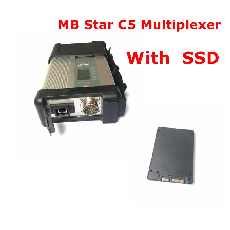 Super MB Star C5 мультиплексор SD Подключение компактный диагностический инструмент