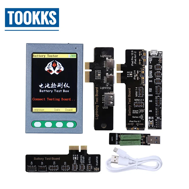 Battery Tester Apple Battery Checker USB Cable Tester for iPhone X 8 8P