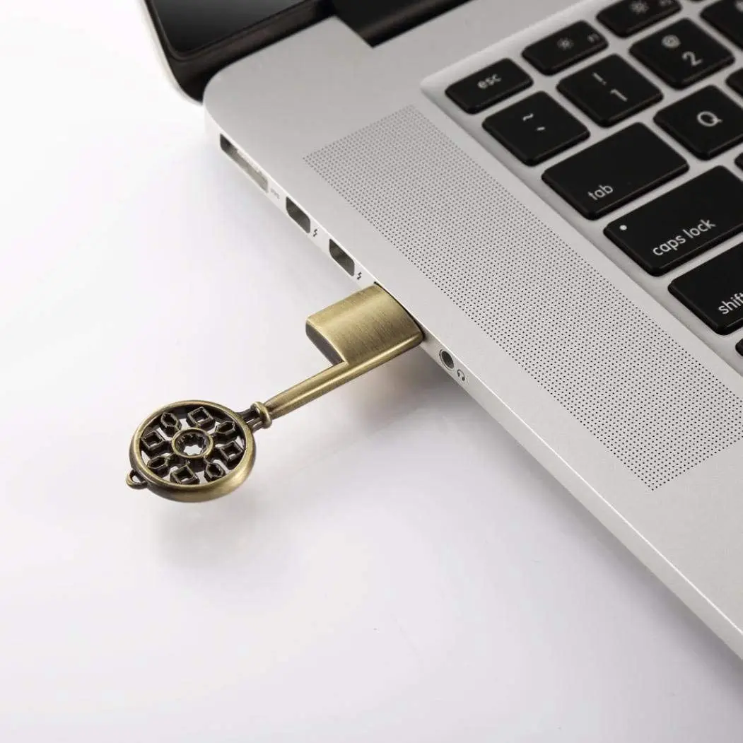 U диск, USB 2,0 металлический ключ флэш-накопитель карта памяти, носитель хранение водостойкий USB флэш-диск