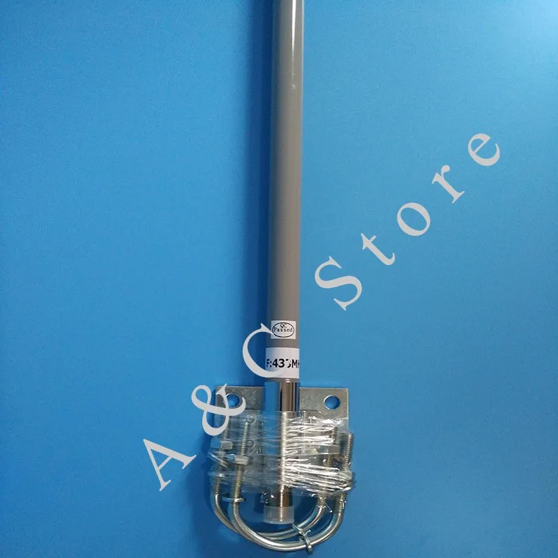 433 Mhz 8dbi Omni Fiberglas Antenne 400 470 Mhz High Gain Station Dachantenne 2 2 Meter Angepasst Antenna Linksys Antenna Boosterantenna Wifi Aliexpress