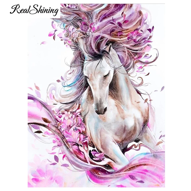 Realshining كامل مربع 5d اليدويه الماس الماس اللوحة عبر غرزة التطريز سباق الخيل حجر الفسيفساء ديكور المنزل FS811 Realshining كامل مربع 5d اليدويه الماس الماس اللوحة عبر غرزة التطريز سباق الخيل حجر الفسيفساء ديكور المنزل FS811