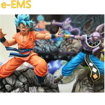 

Dragon Ball Son Goku VS Beerus Replaceability Battle Scene Statue Action Figure Collection Model Giocattolo G2290