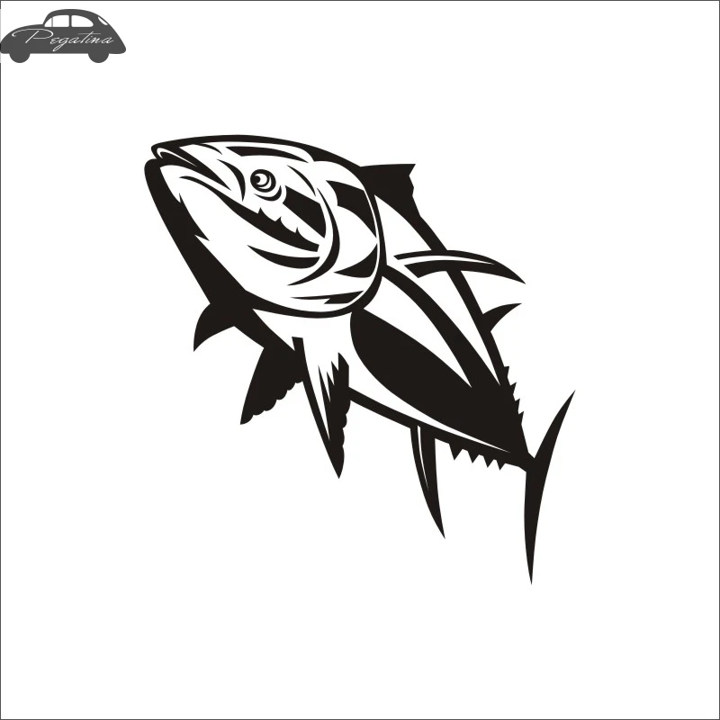 Тунец рыба Thunnus Thynnus автомобиль наклейка Calamar постер с лодкой наклейки декор