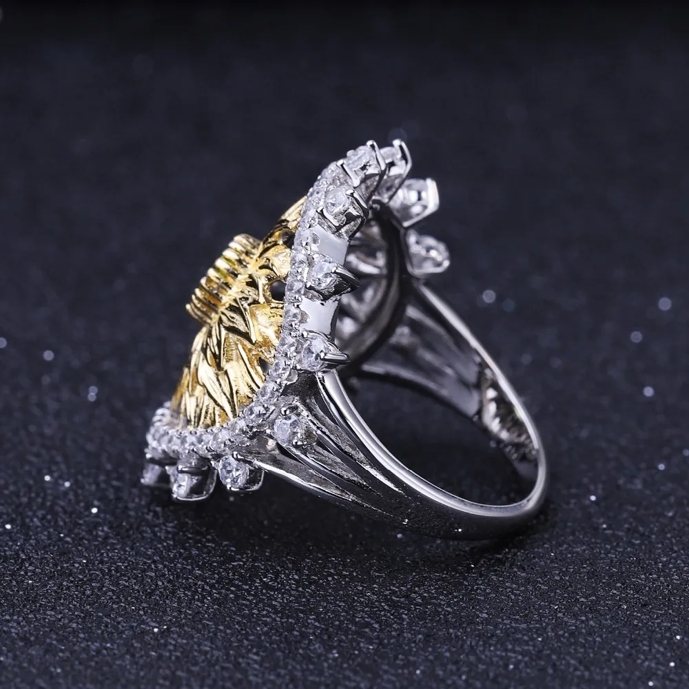 GEM'S BALLET 1.00Ct натуральный перидот драгоценный камень кольца с подсолнечником 925 пробы Серебряное кольцо ручной работы для женщин Bijoux ювелирные изделия