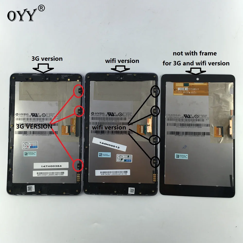 lcd display touch screen digitizer glass assembly for asus google nexus 7 1st gen nexus7 2012 me370 me370t me370tg nexus7c