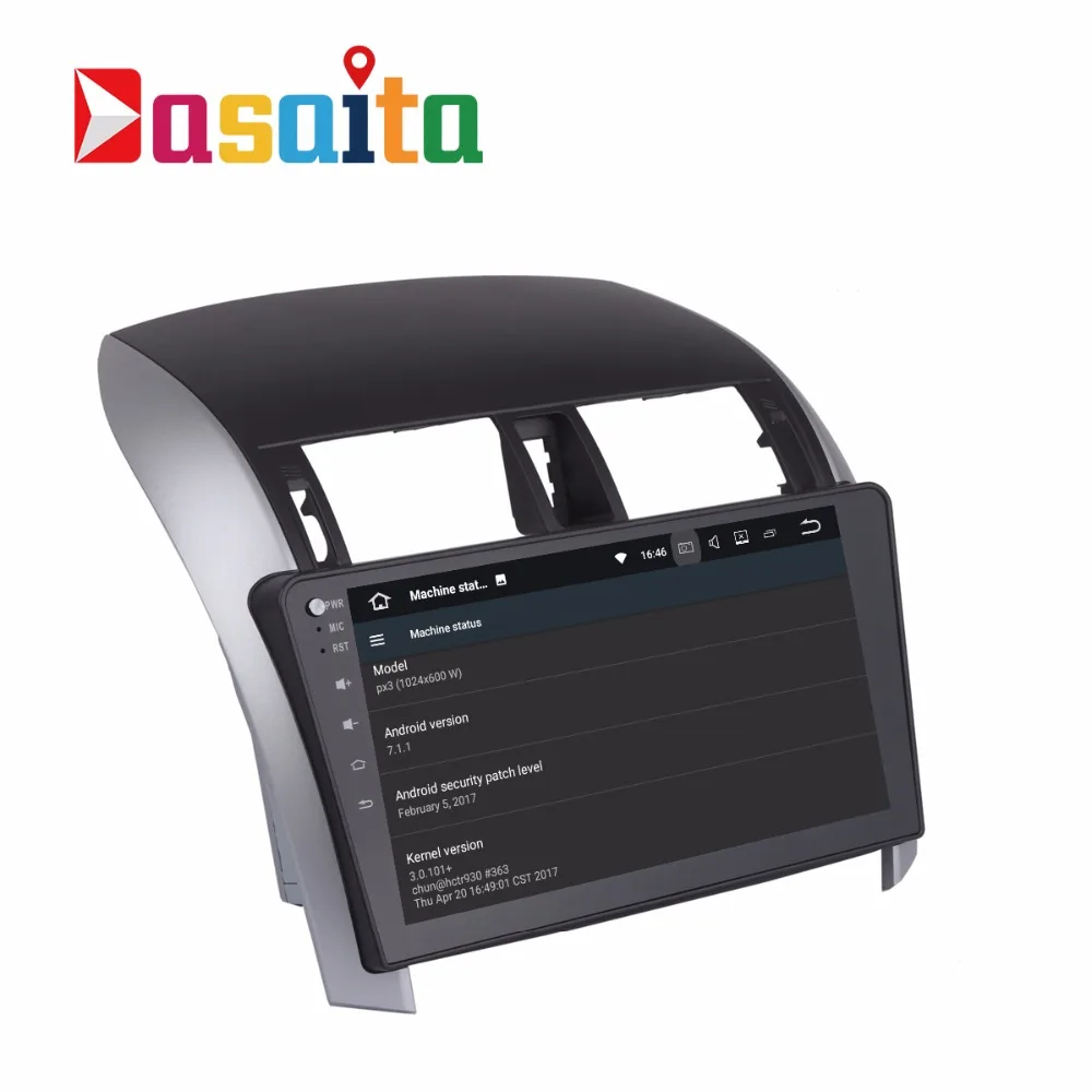 Cheap 10.2" Android 8.1 Car GPS for Toyota Corolla 2007-2011 Car 2 din radio Navigation 2Gb Ram+16Gb Rom Quad core 64bit HDMI 3